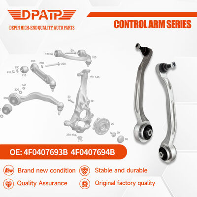 แขนควบคุมด้านล่าง 4F0407693B 4F0407694B สําหรับ Audi A6 C6 แขนควบคุมการแขวนด้านหน้า